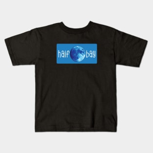 Half Moon Bay Blue Moon rectangle Kids T-Shirt